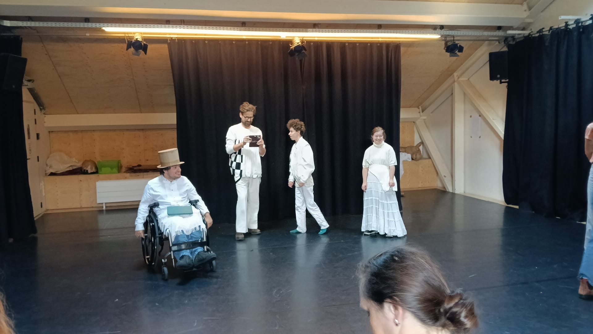 Actores en escena